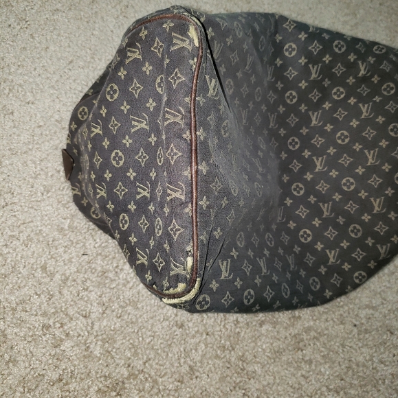 Louis Vuitton Ebene Monogram Mini Lin Speedy 30 - Picture 7 of 9